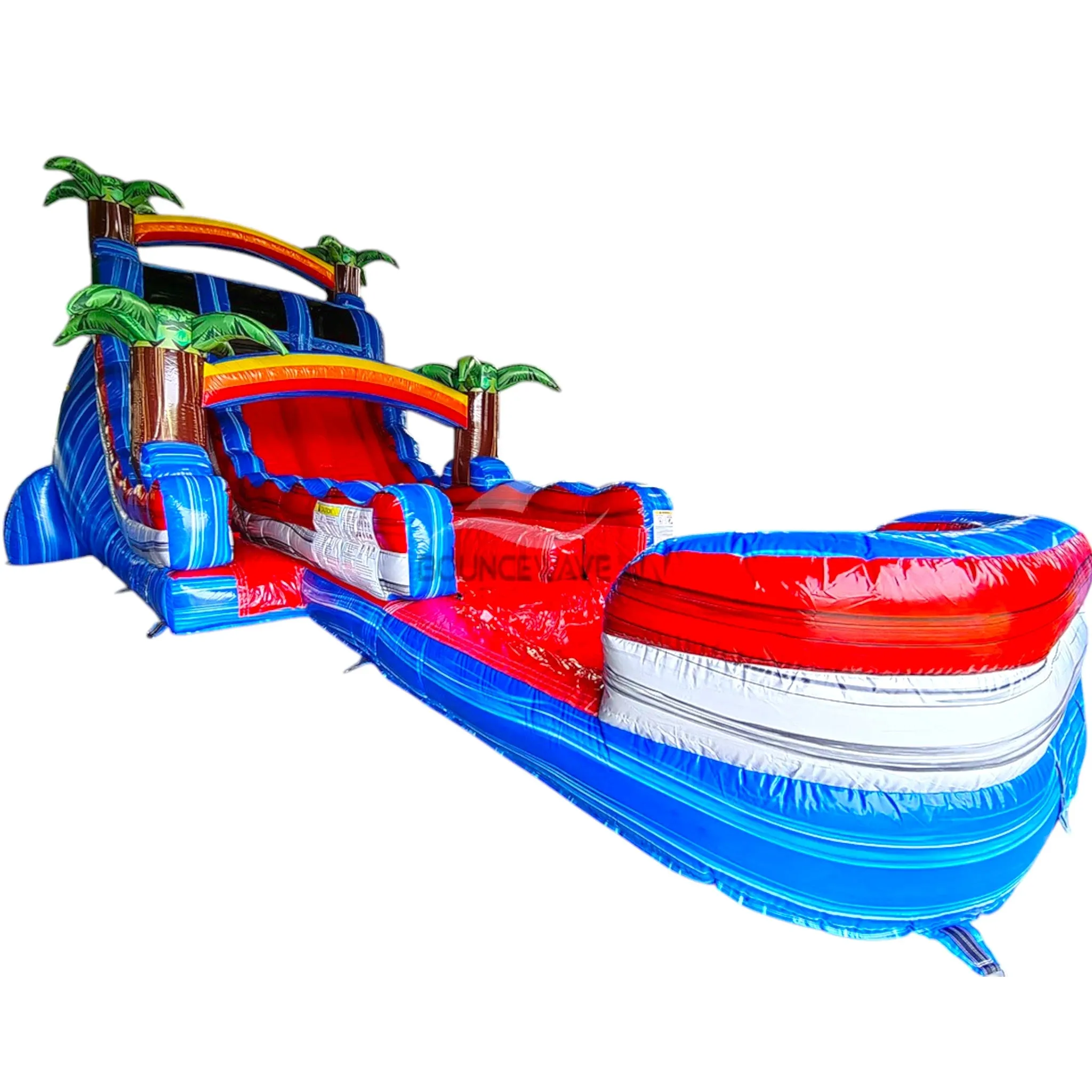 18ft Baja Splash Hybrid Dual Lane Inflatable Water Slide