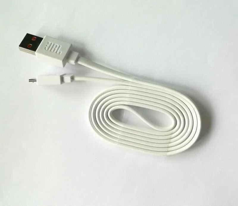 1m White Micro USB Fast Charger Flat Cable Cord for JBL Charge 2  Flip3 Speaker