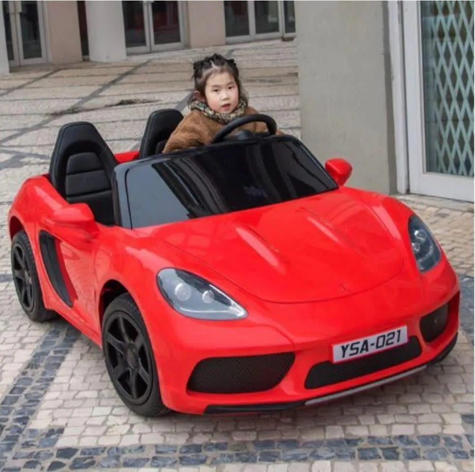 24V 7AH Porsche Panamera Style XXL 2 Seater Kids Ride-On | The Biggest Ride on Car in The World | Leather Seats | Real Rubber Tires