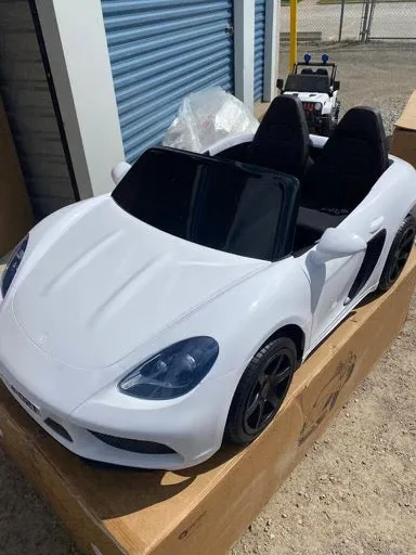 24V 7AH Porsche Panamera Style XXL 2 Seater Kids Ride-On | The Biggest Ride on Car in The World | Leather Seats | Real Rubber Tires