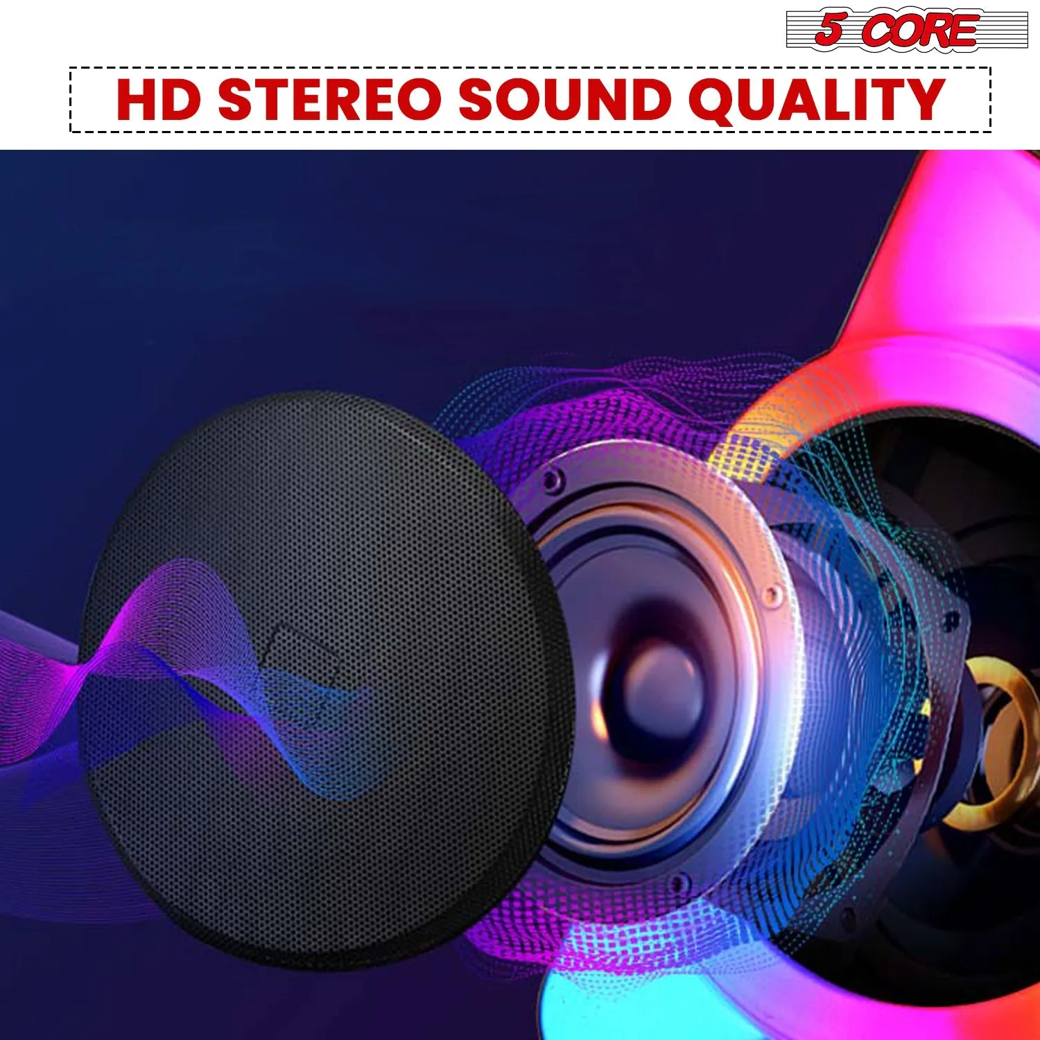 5Core Bluetooth Party Speaker 12 inch PA RGB Partybox Karaoke Machine