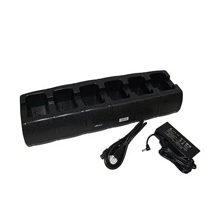 6-Bay Desktop Charger for Tait TP8100, TP9300, TP9400, TP9600 Radios