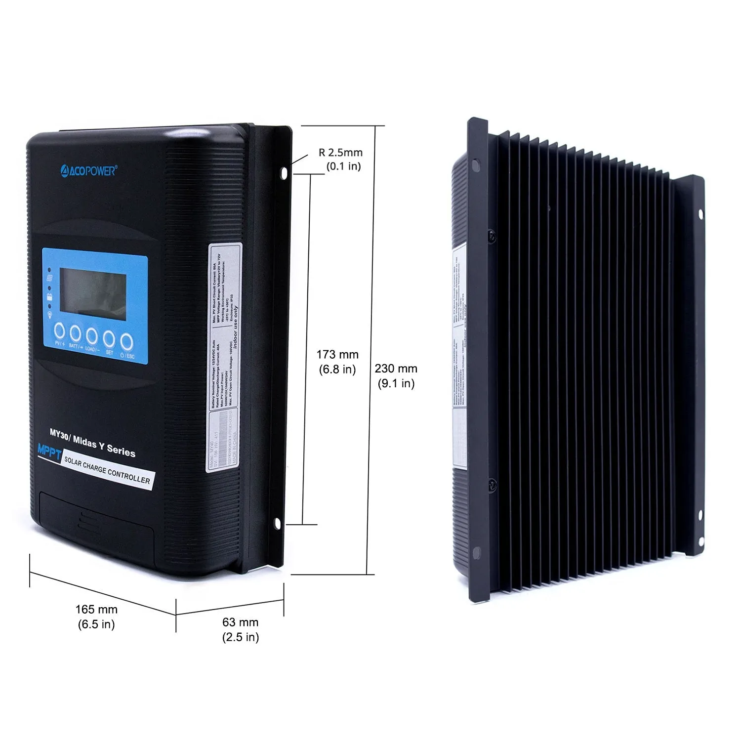 Acopower Midas 30A MPPT Solar Charge Controller