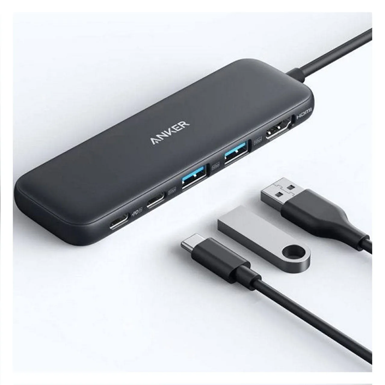 Anker PowerExtend 5-IN-1 USB-C Hub - Black