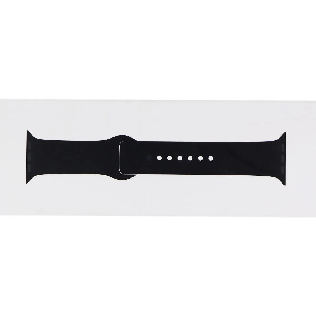 Apple 38mm Sport Band with Space Gray Stainless Steel Pin for 38 & 40mm - Black