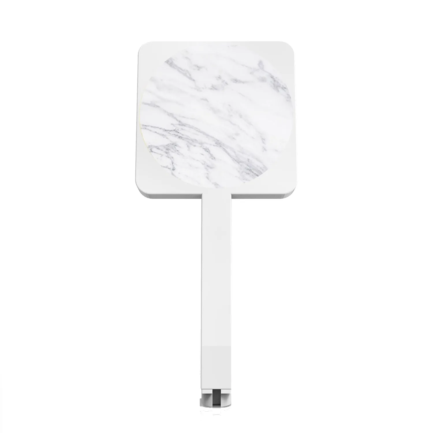 Apple MagSafe Compatible Magnetic Charger and Mount - White/White Marble