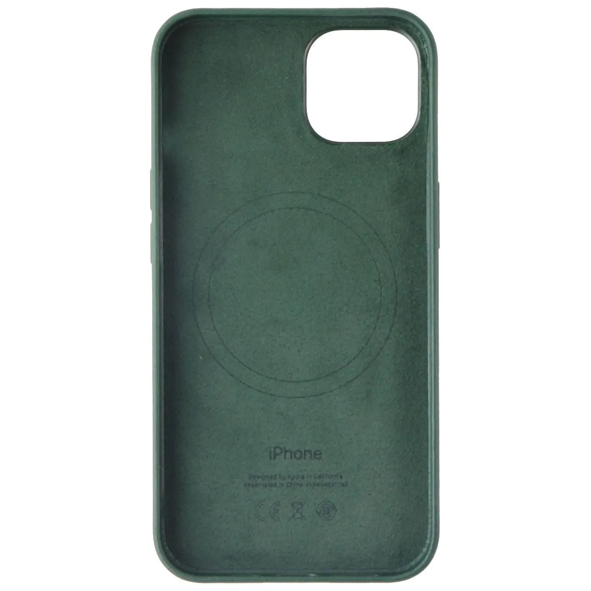 Apple Official Leather Case for MagSafe for Apple iPhone 13 - Sequoia Green