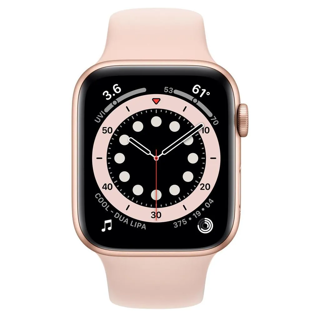 Apple Watch Series 6 (2020) GPS 40 mm - Aluminium Gold - Sport band Pink