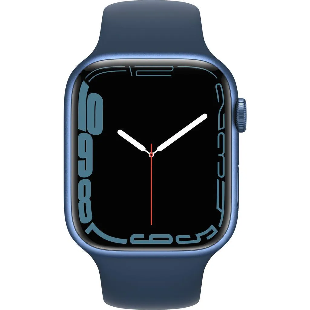 Apple Watch Series 7 (2021) GPS   Cellular 41 mm - Aluminium Blue - Sport band Blue