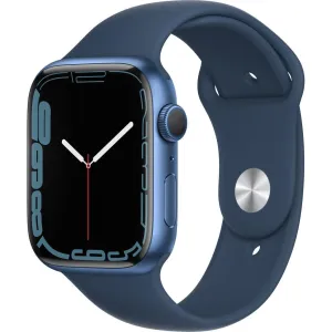 Apple Watch Series 7 (2021) GPS   Cellular 41 mm - Aluminium Blue - Sport band Blue