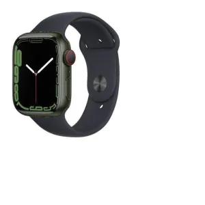 Apple Watch Series 7 (2021) GPS   Cellular 41 mm - Aluminium Green - Sport band Black