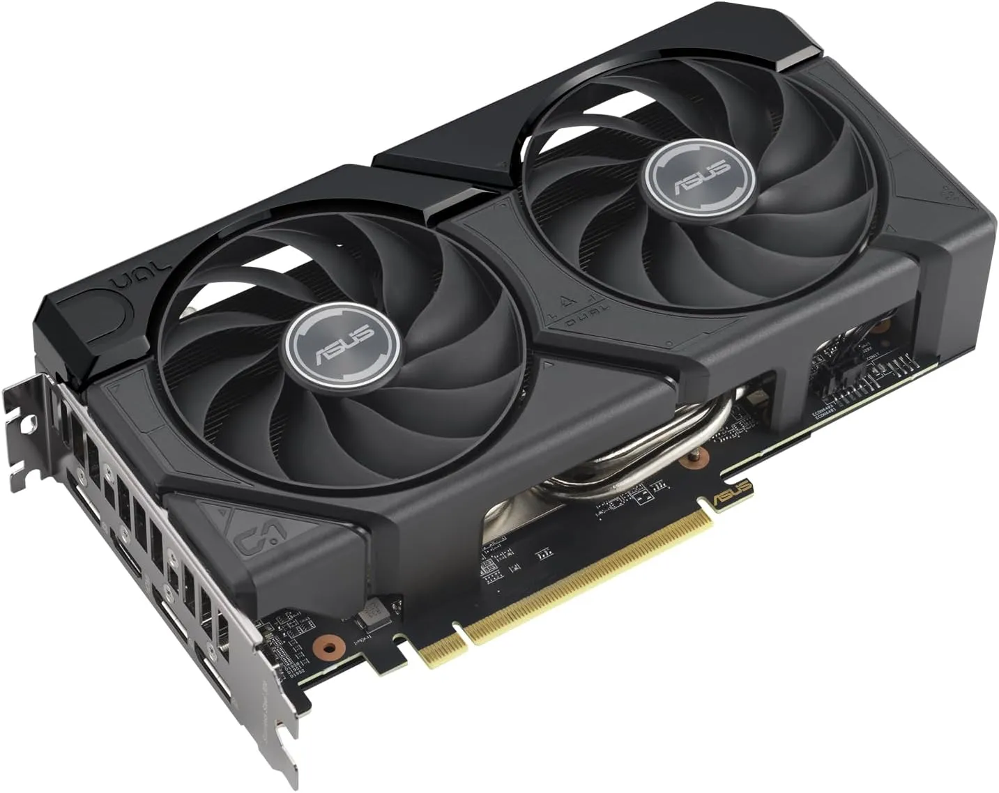 Asus DUAL RX7600 XT OC Gaming Graphics Card, PCIe4, 16GB DDR6, HDMI, 3 DP, 2801MHz Clock, Overclocked