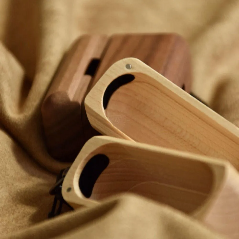 Bamboo AirPods Pro Case with Keychain