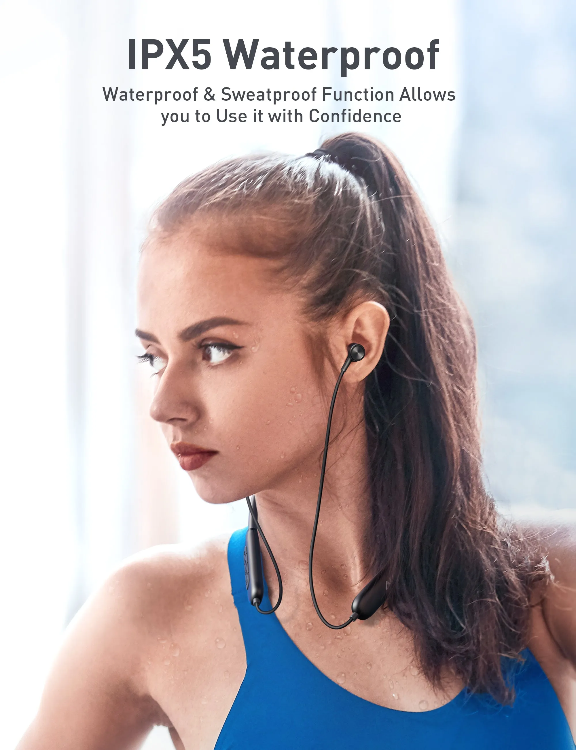 Bluetooth Headphones BH115, Upgraded Bluetooth 5.2 Technology