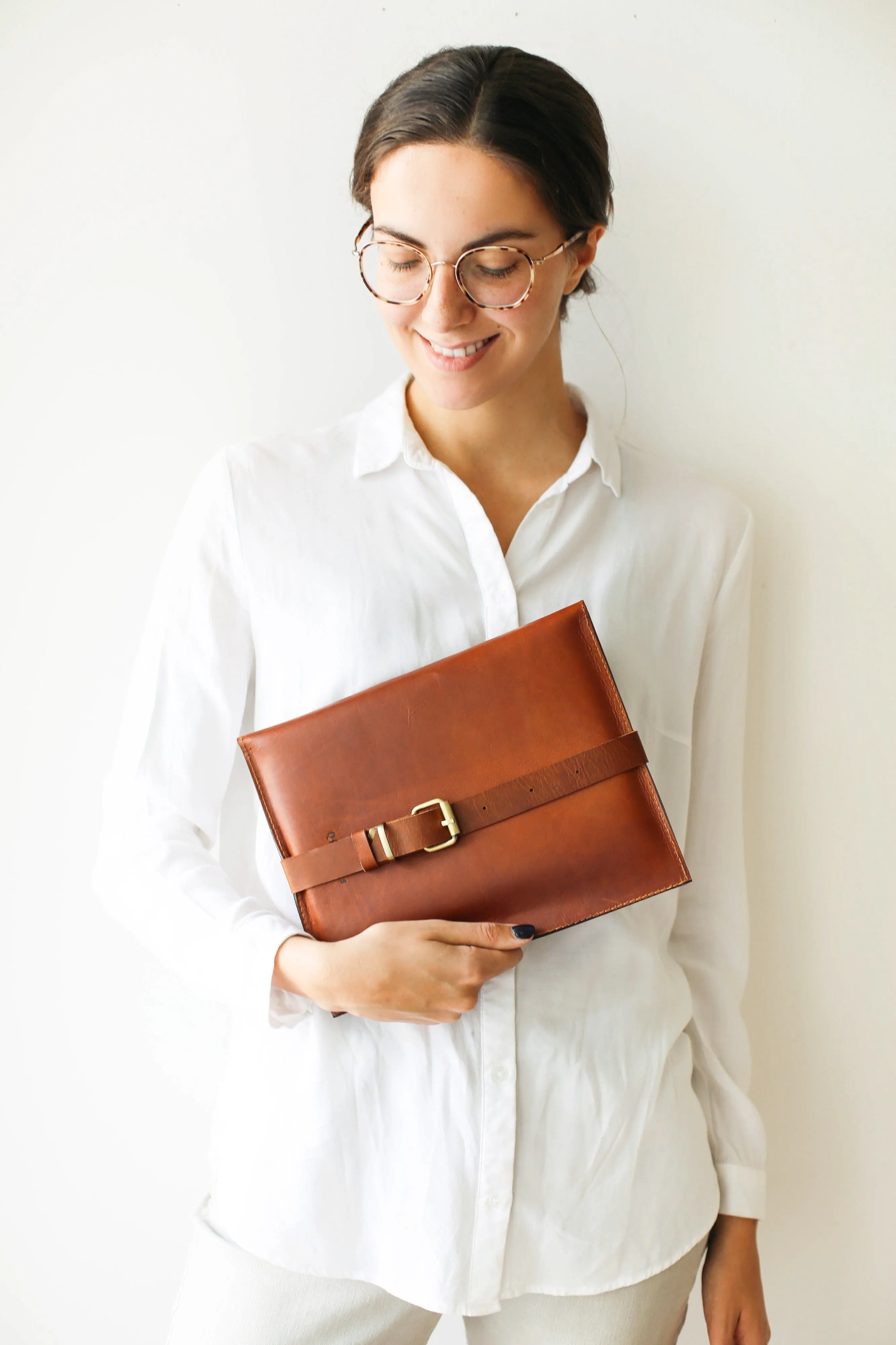 Brown iPad Leather Case