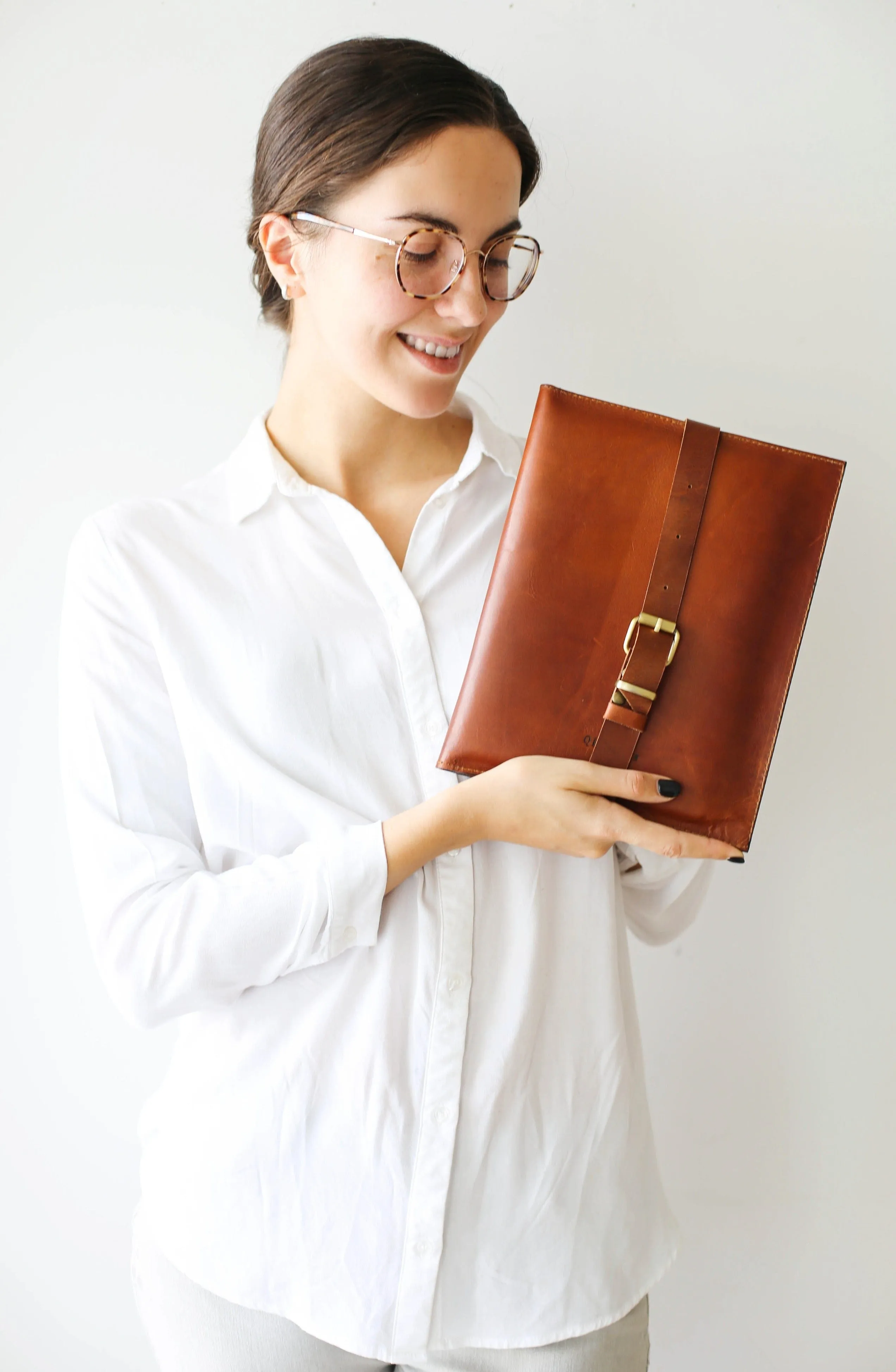 Brown iPad Leather Case