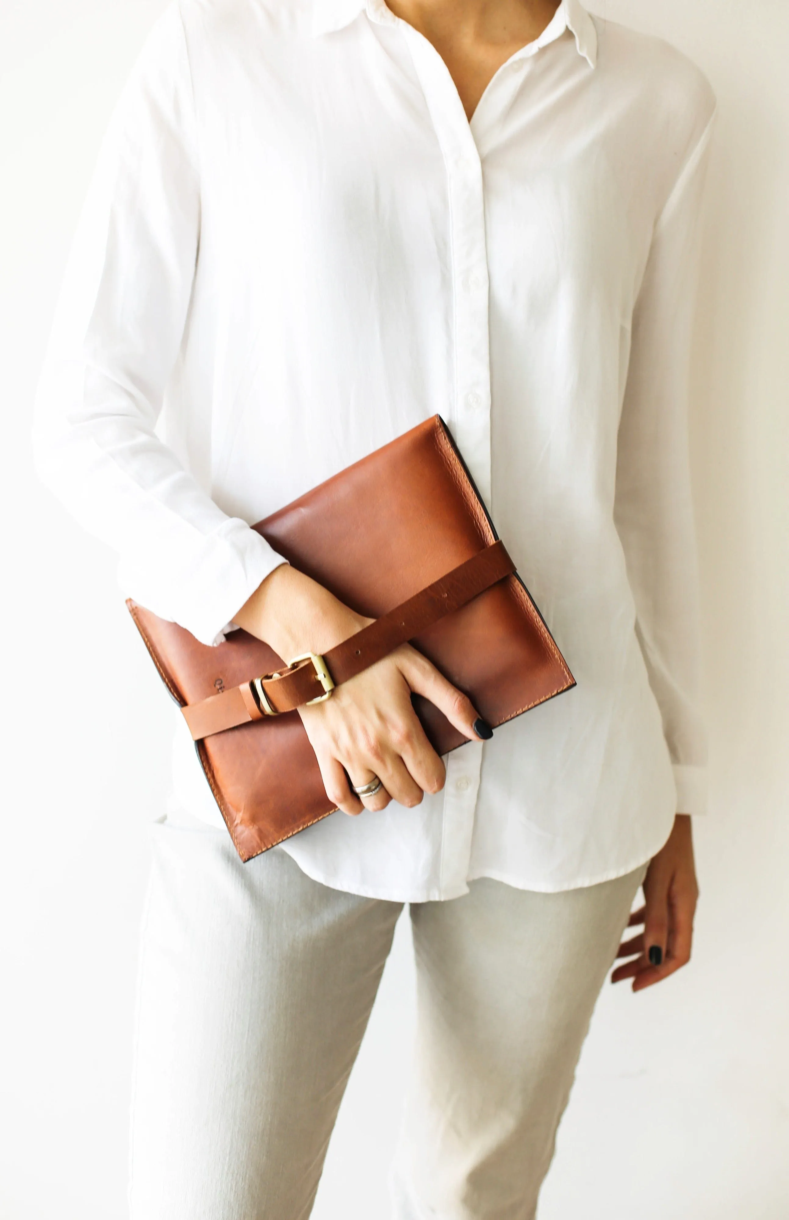 Brown iPad Leather Case