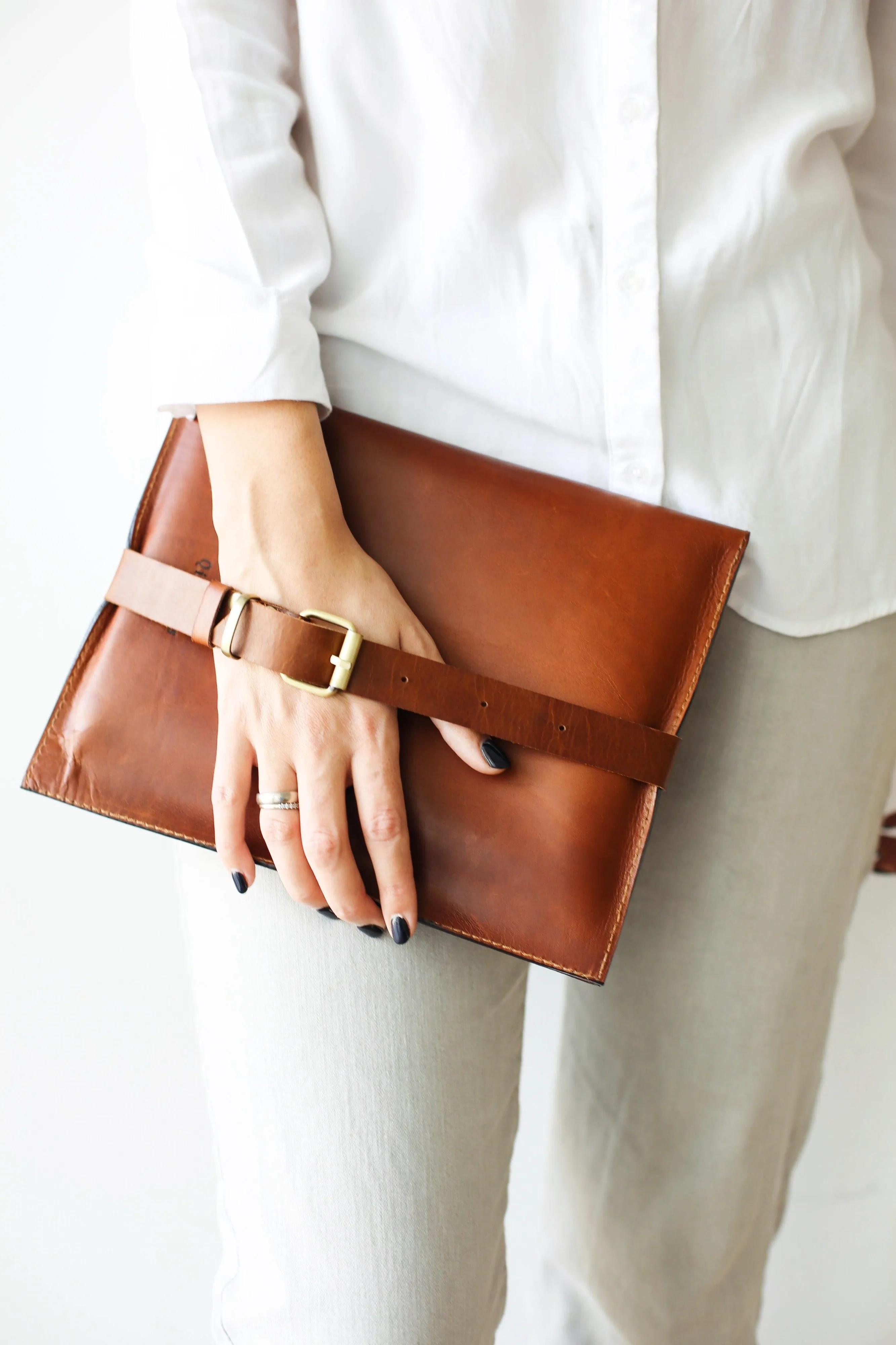 Brown iPad Leather Case