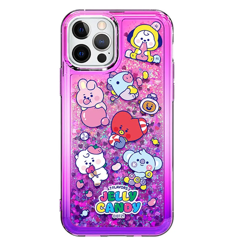 BT21 Jelly Candy Bling Aqua Case Cover