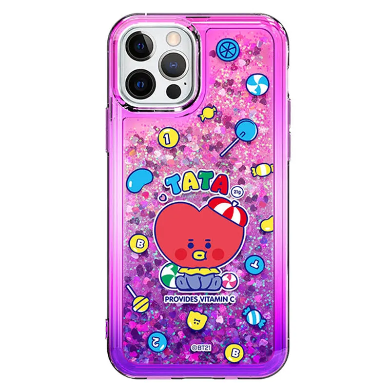 BT21 Jelly Candy Bling Aqua Case Cover