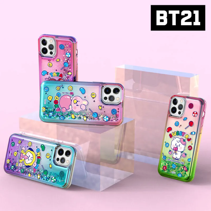 BT21 Jelly Candy Bling Aqua Case Cover