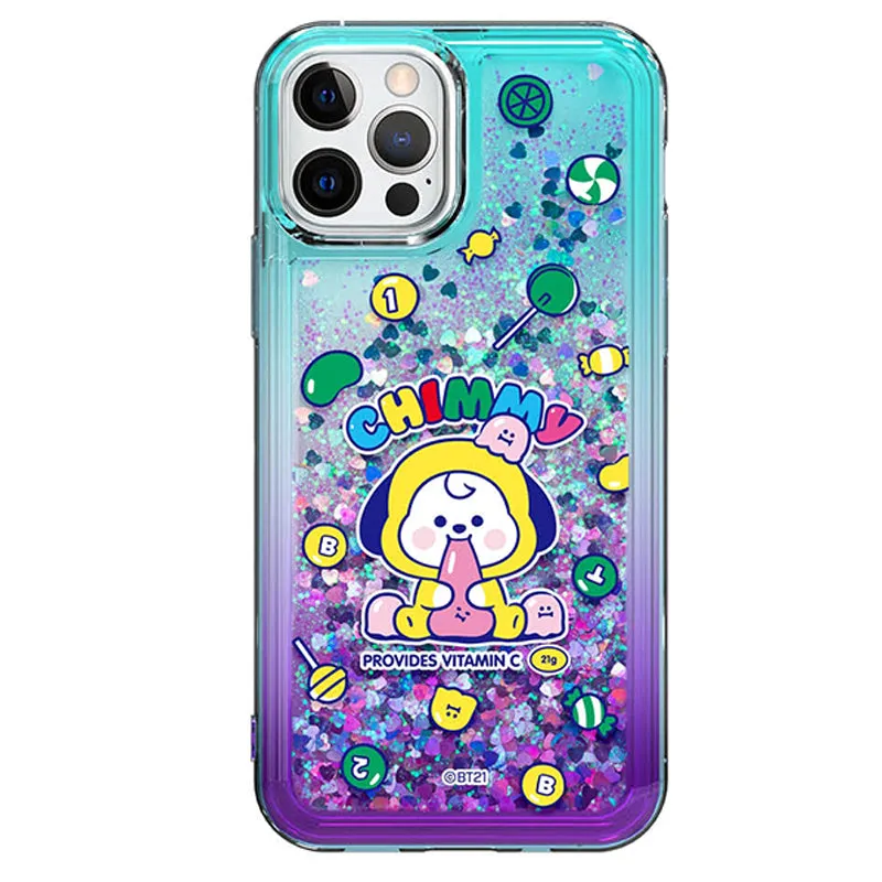 BT21 Jelly Candy Bling Aqua Case Cover