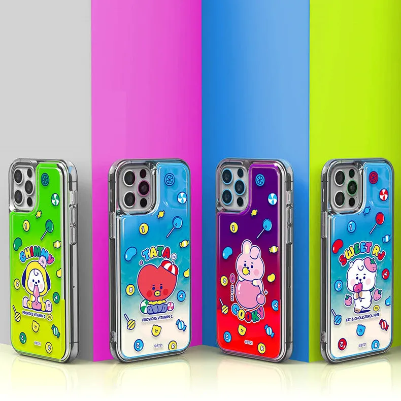 BT21 Jelly Candy Neon Aqua Case Cover