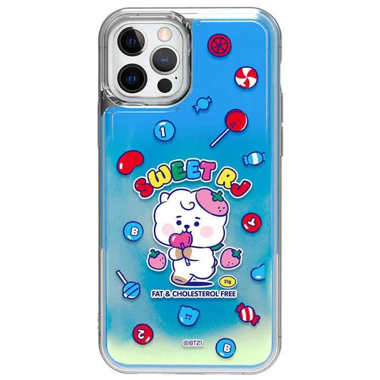 BT21 Jelly Candy Neon Aqua Case Cover