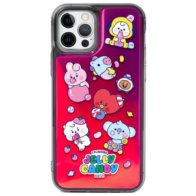 BT21 Jelly Candy Neon Aqua Case Cover