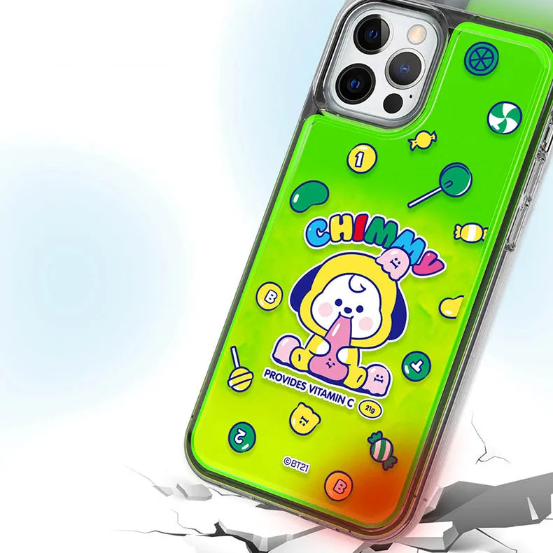 BT21 Jelly Candy Neon Aqua Case Cover