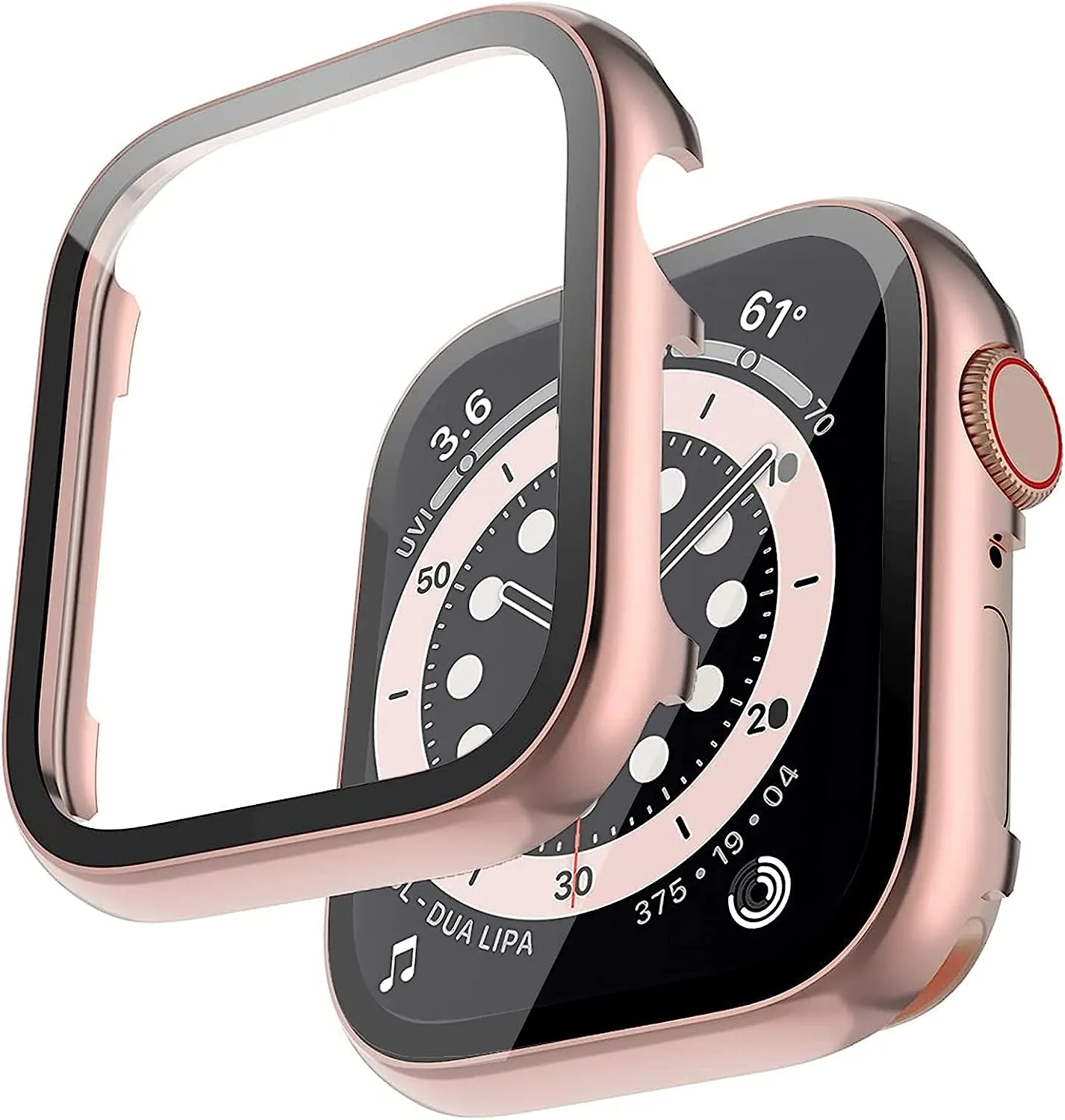 Bumper Case with Screen Protector for Apple Watch- Matte Finish