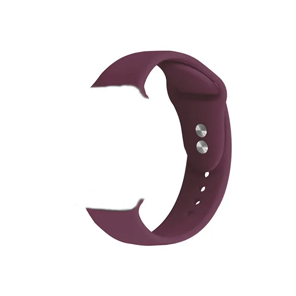 Burgundy Silicone Apple Watch Band 酒紅色矽膠 Apple 錶帶 KCWATCH1310