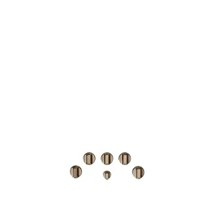 Café™ Brushed Copper 5-Piece Gas Cooktop Knobs - CXCG1K0PMCU