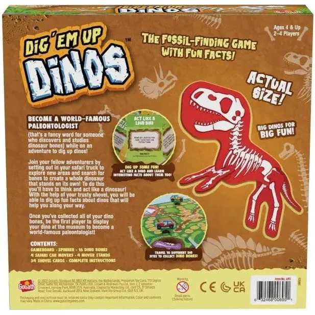 Dig 'Em Up Dinos: The Fossil Finding Game