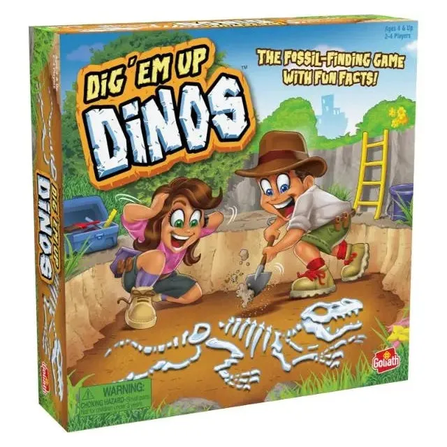 Dig 'Em Up Dinos: The Fossil Finding Game