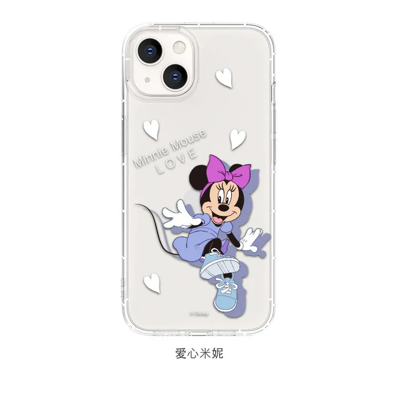 Disney Mickey & Friends Air Cushion Shockproof Soft Transparent Case Cover