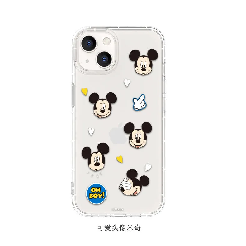 Disney Mickey & Friends Air Cushion Shockproof Soft Transparent Case Cover