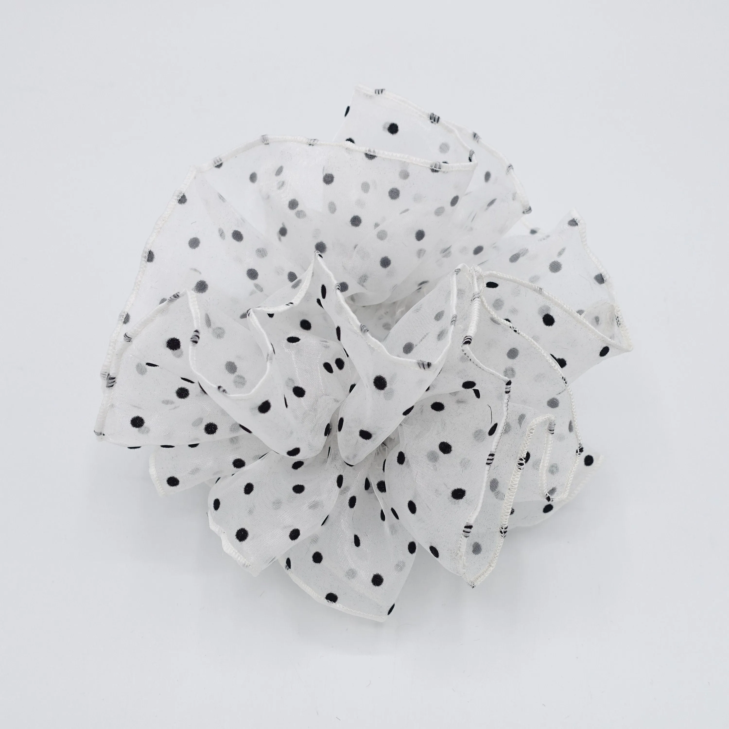 dot organza scrunchies double edge scrunchie