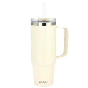 DRINCO® 30oz BugSur Tumbler with Handle - Oatmilk