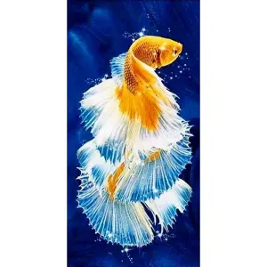 Fish - 5D DIY Full Drill Diamond Painting 45*85cm