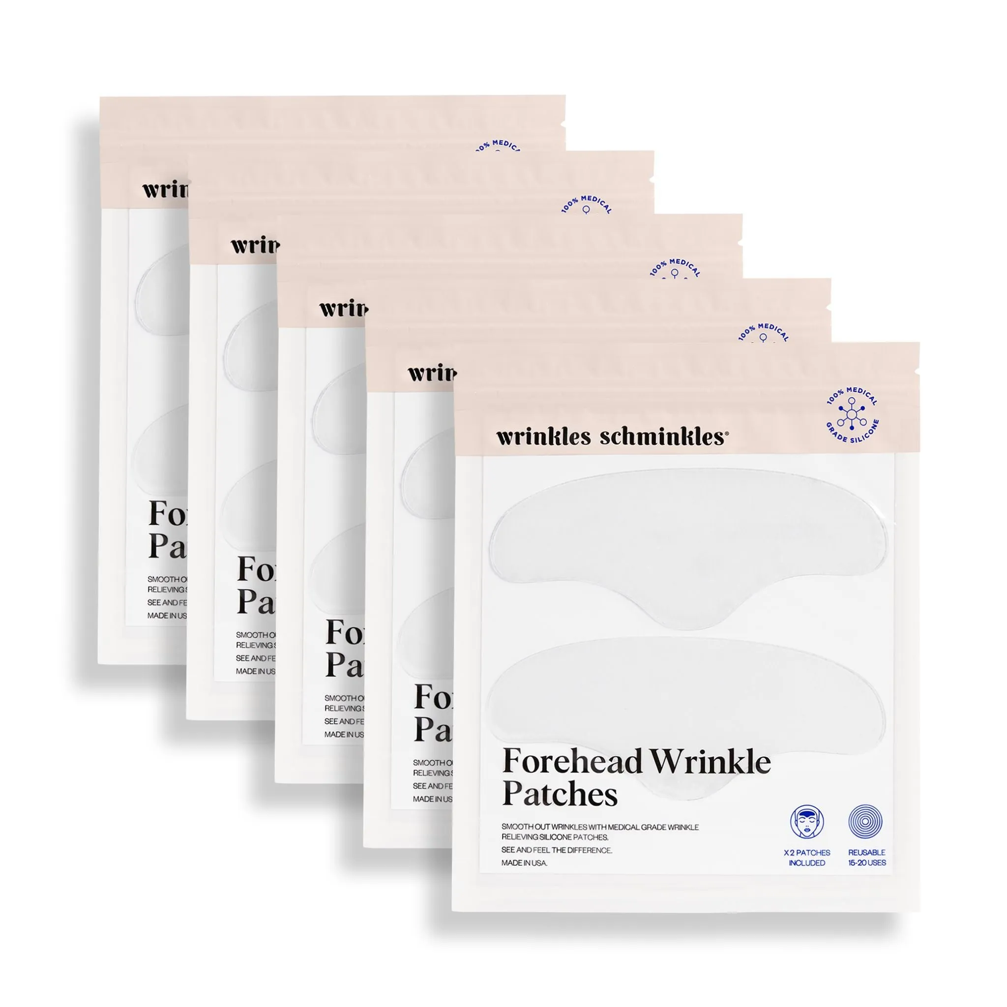 Forehead Wrinkle Patches - Set of 2 patches