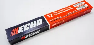 GENUINE ECHO CHAINSAW SHARPENING FILE 12-PACK 3/16 99988801722