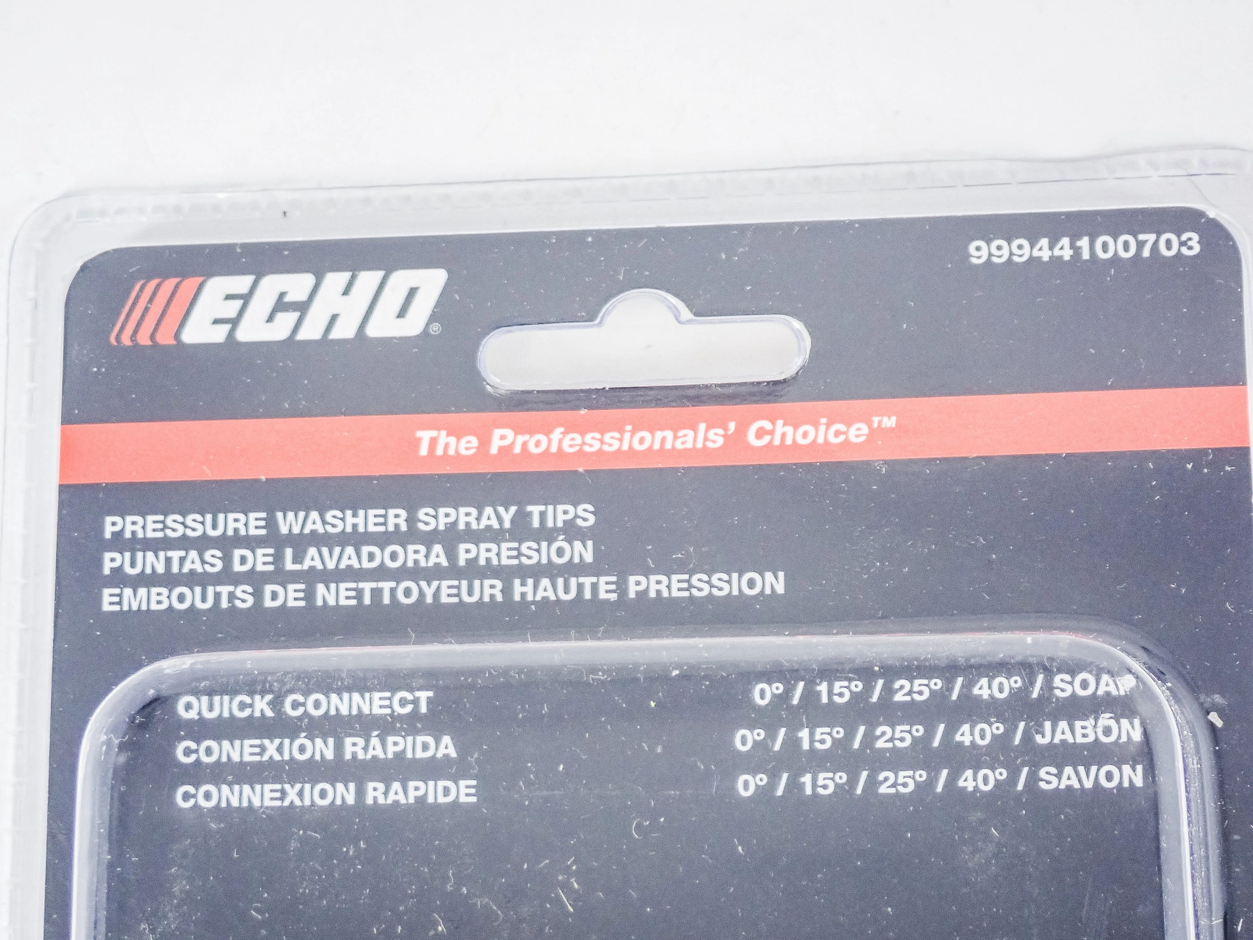 GENUINE ECHO PRESSURE WASHER NOZZLE TIPS 99944100703