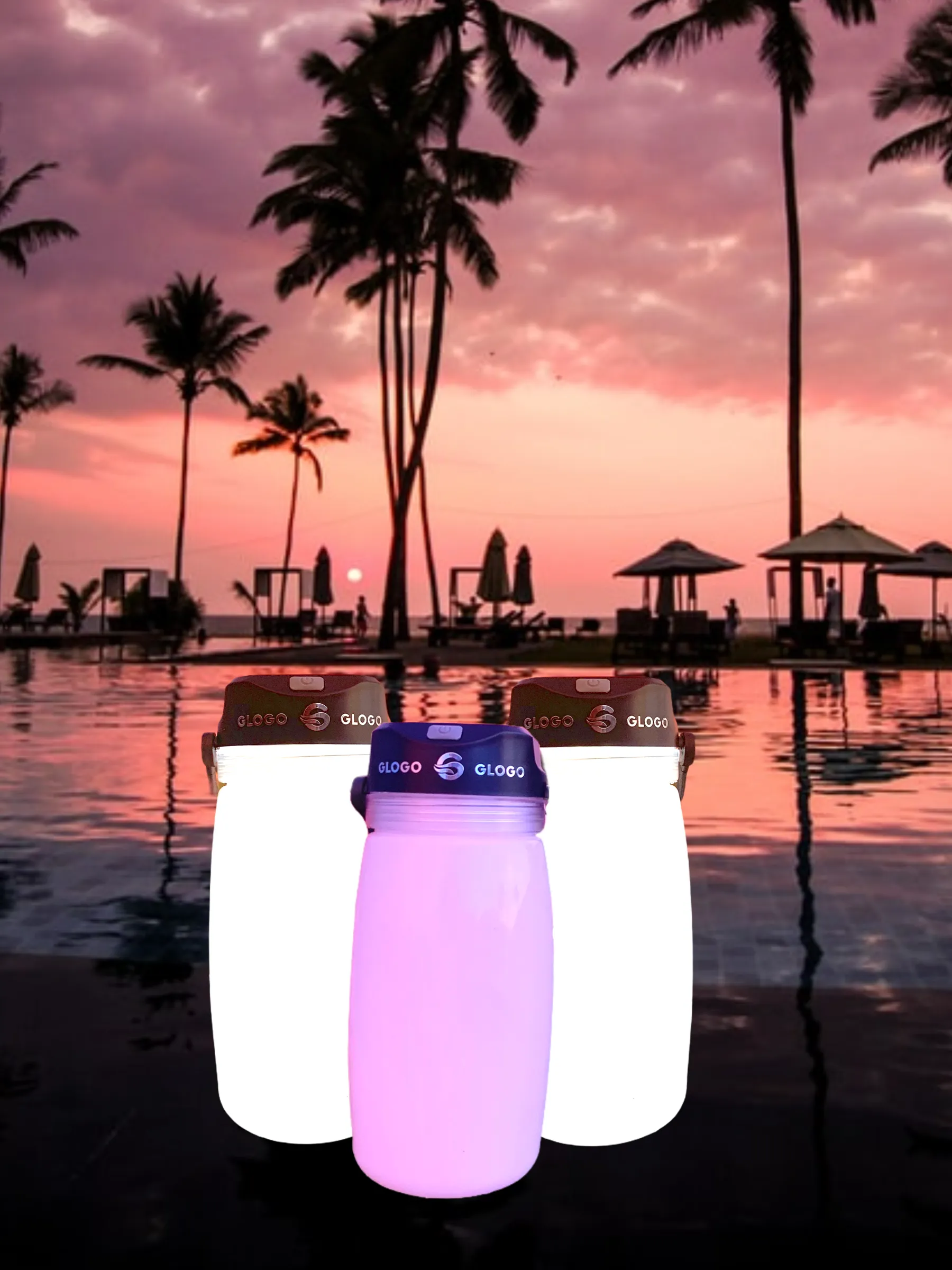 GLOGO H2O Phone charging Glo-Bottle