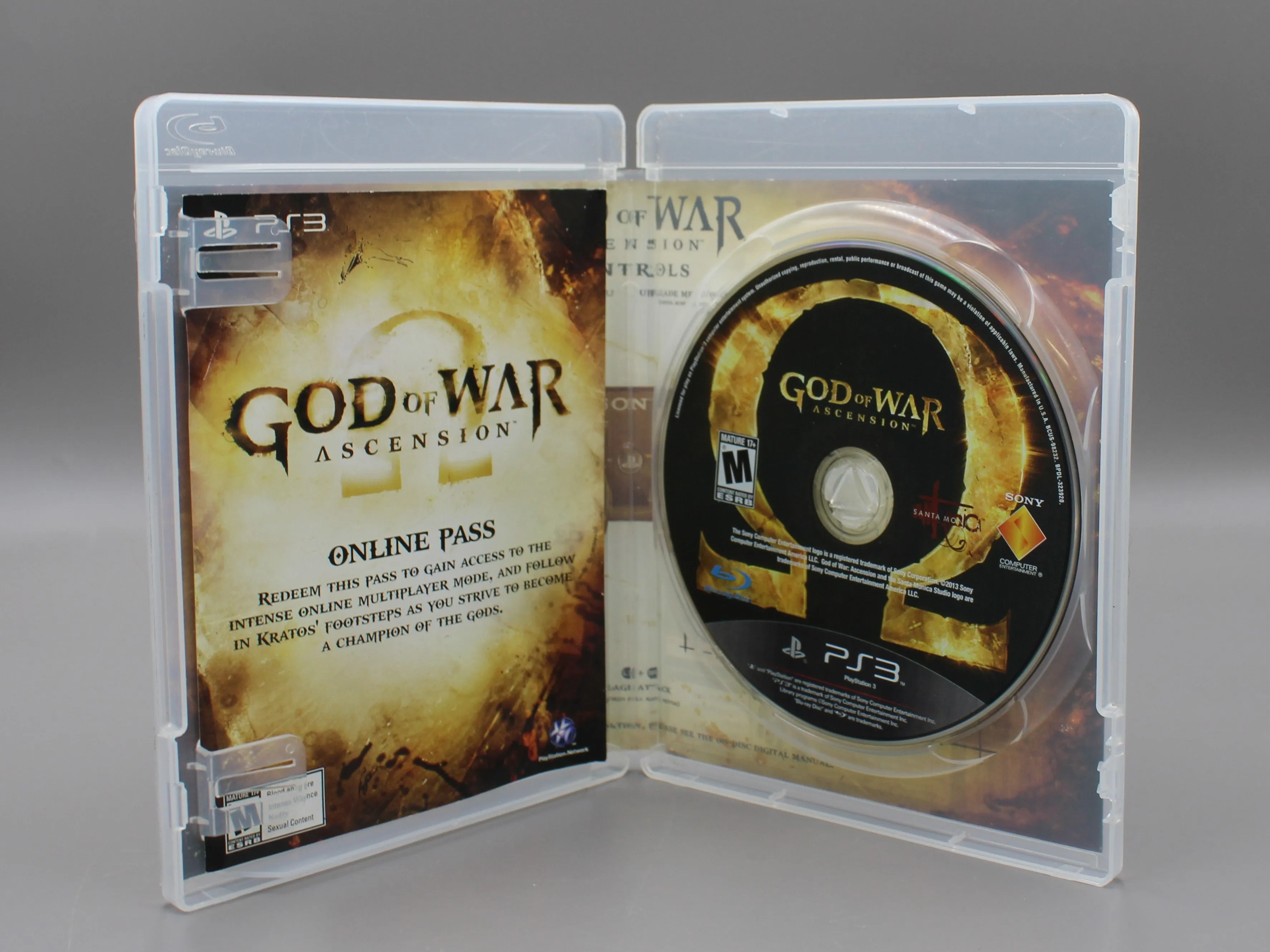 God of War Ascension (Sony PlayStation 3, PS3, 2013) CIB W/Insert!