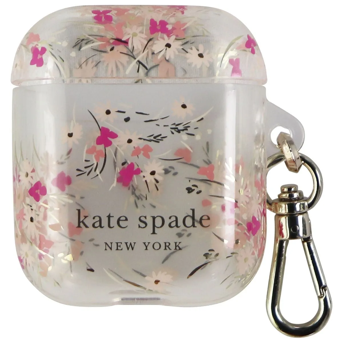 Kate Spade New York Case for AirPods (2nd & 1st Gen) - Spring Garden/Clear