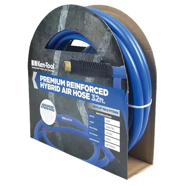 Ken-Tool 1/4" Premium Reinforced Hybrid Air Hoses (3/8" ID)