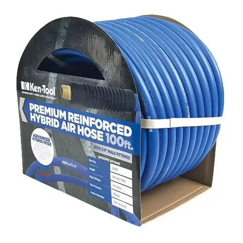 Ken-Tool 1/4" Premium Reinforced Hybrid Air Hoses (3/8" ID)