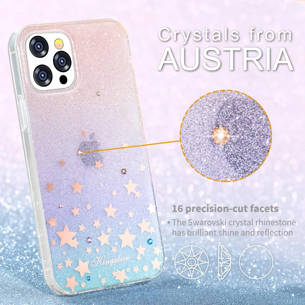 KINGXBAR Sky Star Swarovski Crystal Clear Hard PC Case Cover