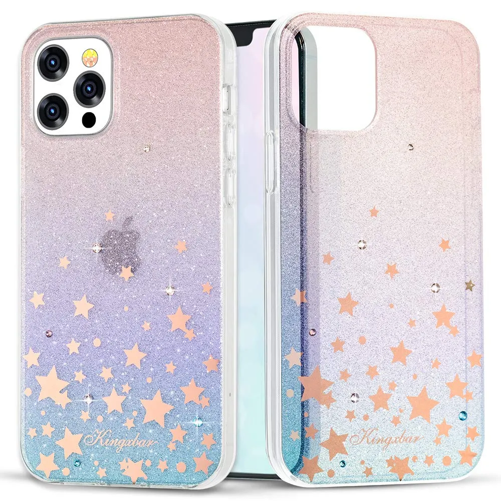 KINGXBAR Sky Star Swarovski Crystal Clear Hard PC Case Cover